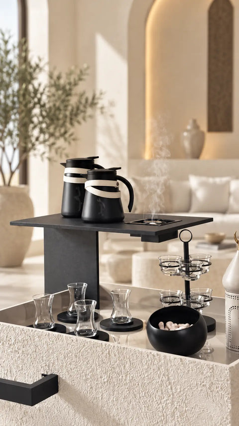 Shouq Signature Serving Trolley | Personalised Arabic Name