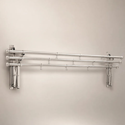 Baitulia Smart Wall-Mounted Extendable Clothes Drying Rack – Stainless Steel